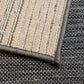 dark grey rug with latex backing